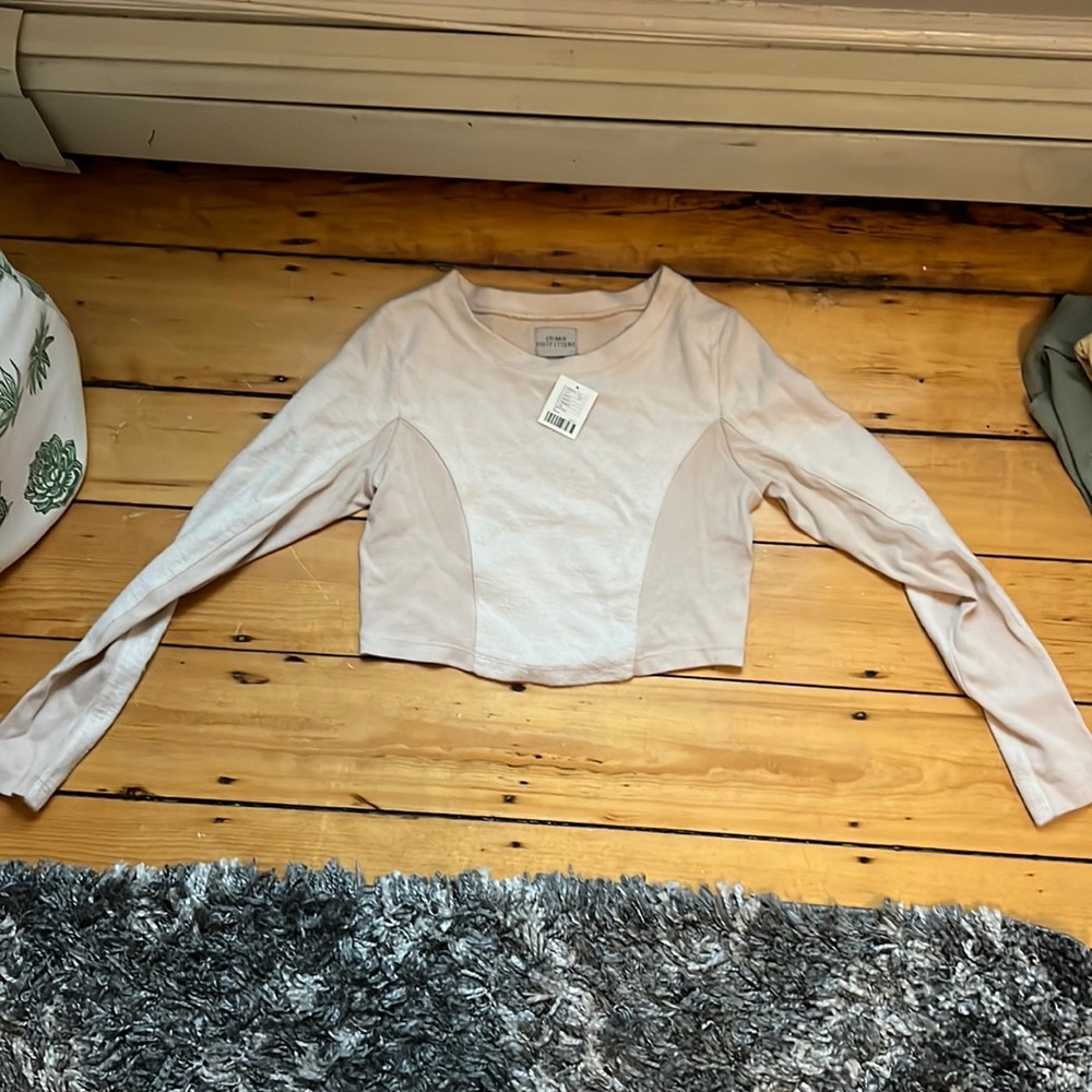 Urban Outfitters Long Sleeve Crop Top